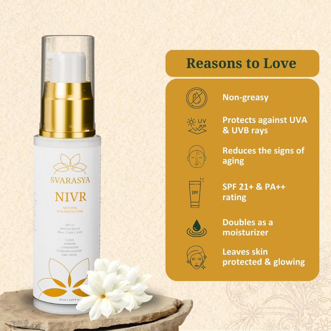 NIVR- The 100% Natural Sunscreen SPF 21 PA++