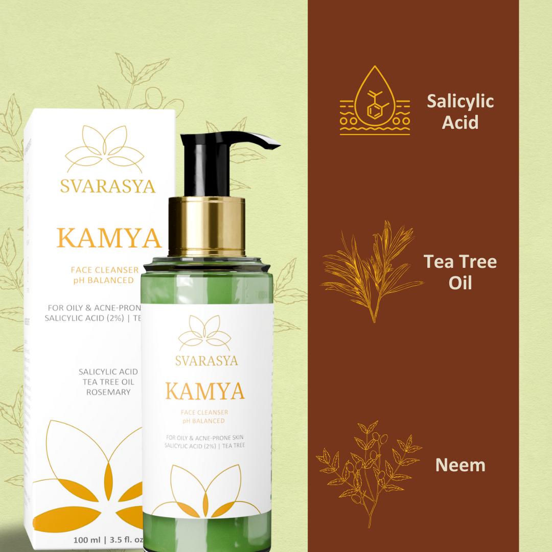 Kamya: The Salicylic Acid + Tea Tree Face Cleanser for Oily, Acne-prone Skin