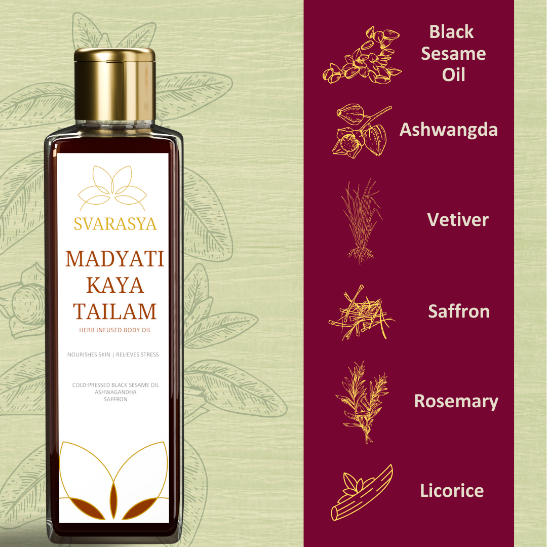 Madyati Kaya Tailam: The Herb-Infused Body Massage Oil