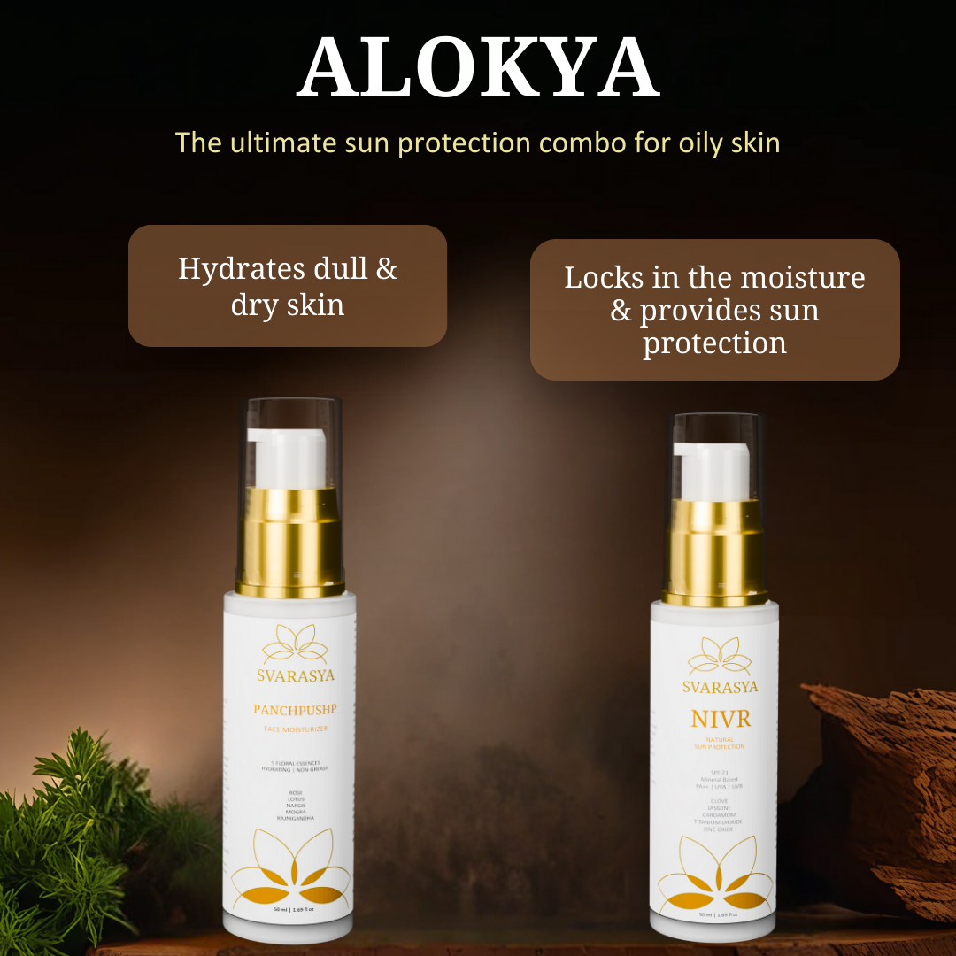 ALOKYA- The Ultimate Sun Protection Combo for Normal to Oily Skin | Nivr &amp; Panchpushp