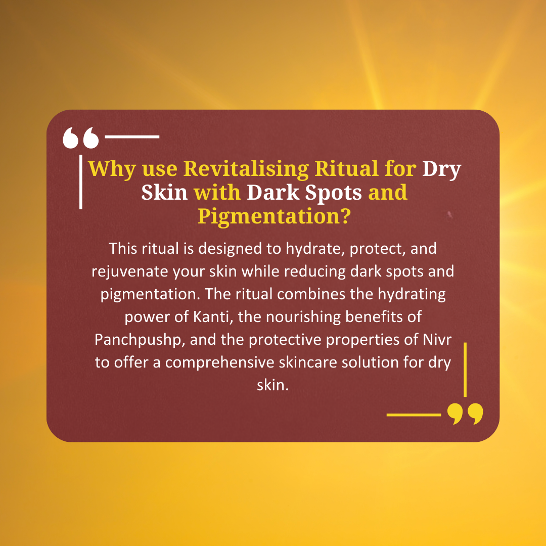 Dry Skin Ritual &quot;Sugandha&quot; for Dark Spots and Pigmentation | Face Wash, Moisturiser &amp; Sunscreen