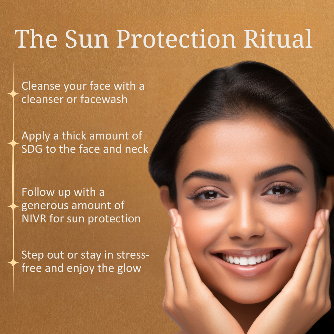 NIKHAAR- The Ultimate Sun Protection Combo for Dry Skin | Shata Dhauta Ghrita &amp; Nivr