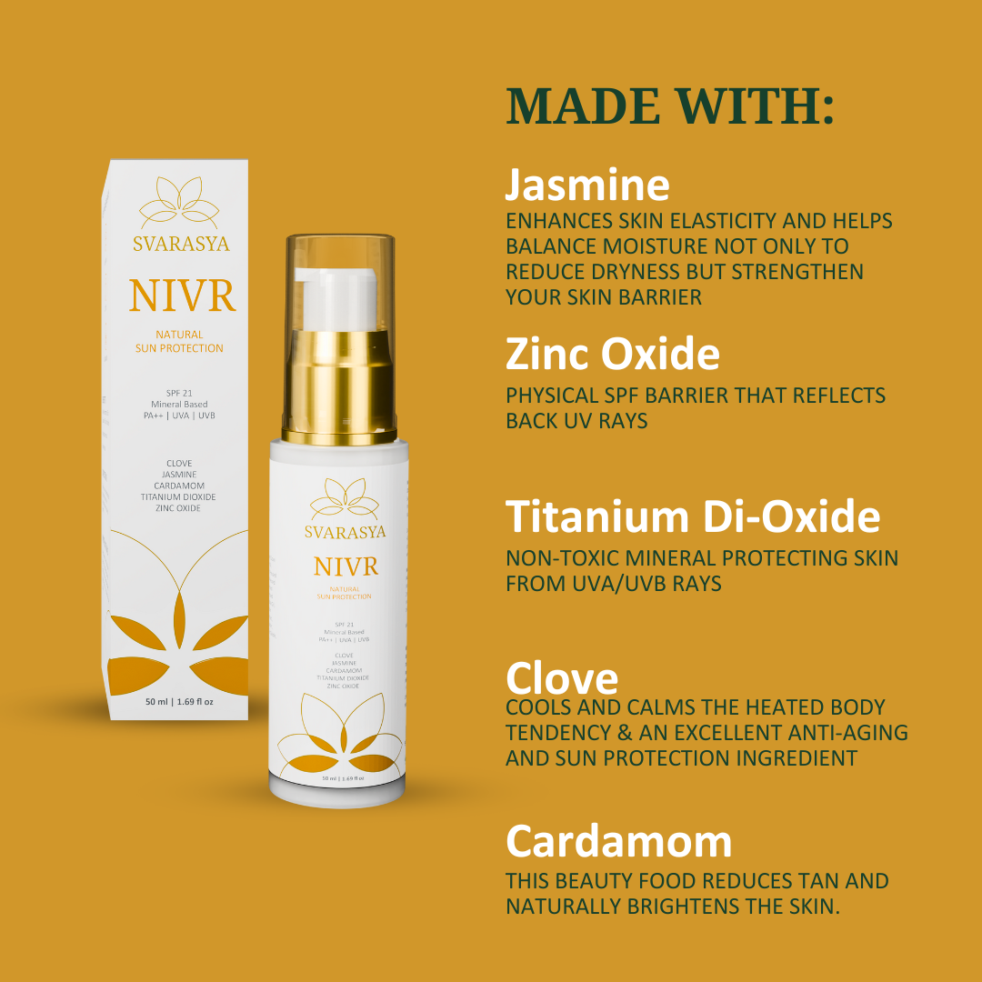 NIVR- The 100% Natural Sunscreen SPF 21 PA++